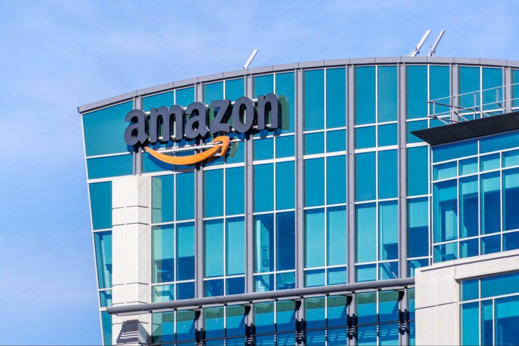 Amazon headquarters building in Silicon Valley