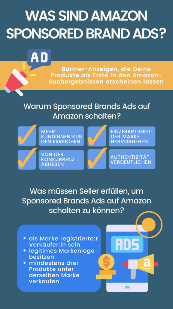 Sponsored Brand Ads auf Amazon können Verkäufer:innen helfen, sich von der Konkurrenz abzuheben & ihre Umsätze zu steigern