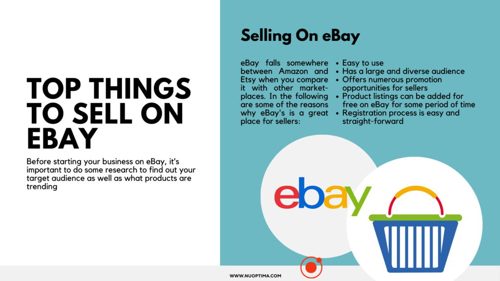 يعد موقع eBay مكانًا رائعًا للبائعين لأنه سهل الاستخدام، ولديه جمهور كبير وفرص ترويج عديدة للبائعين