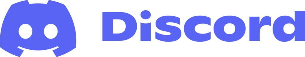Main Discord logo with purple company icon.