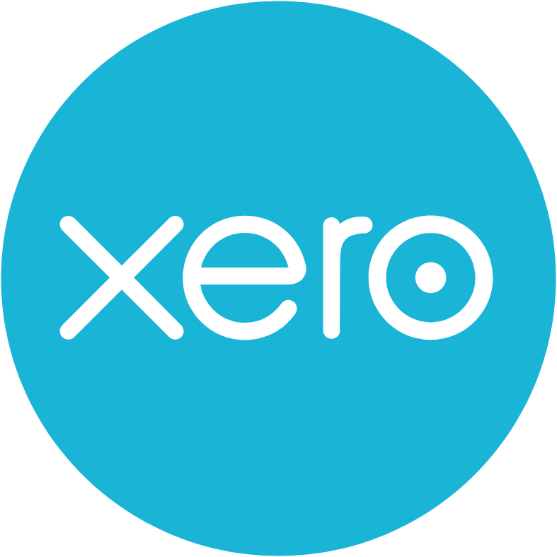 Official Xero logo in the branded blue circle.