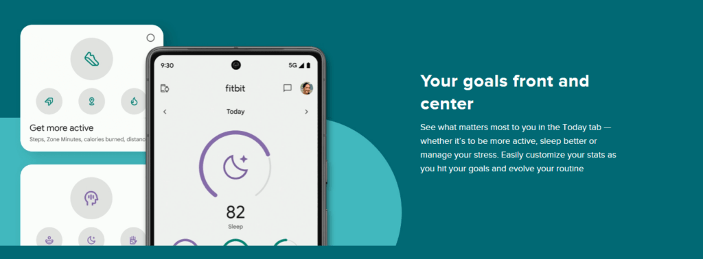 An example of how Fitbit uses Customer Success programs as SaaS growth strategy by personalizing user journeys.