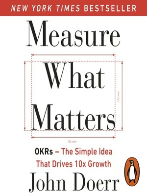 An image of the cover of the ‘Measure What Matters’ book by John Doerr.