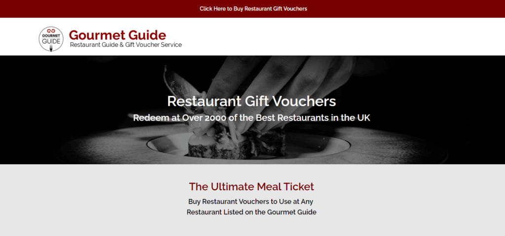 Gourmet Guide homepage illustration