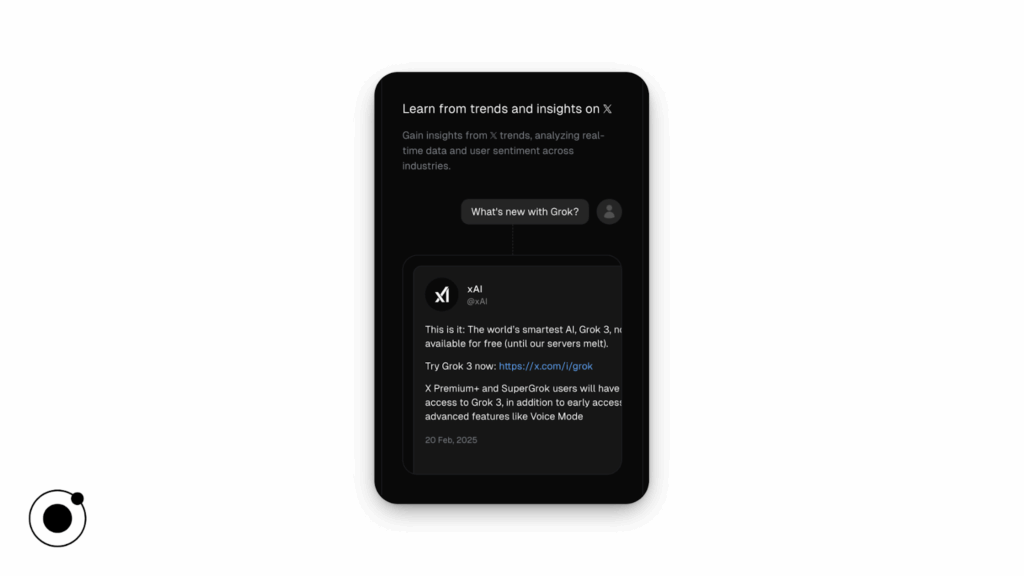 Grok 3 und seine Integration in X.