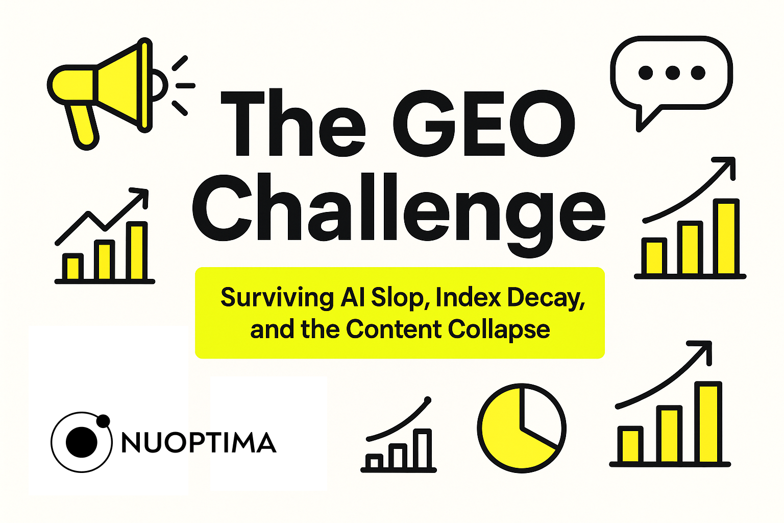The GEO Challenge: Surviving AI Slop, Index Decay, and the Content Collapse