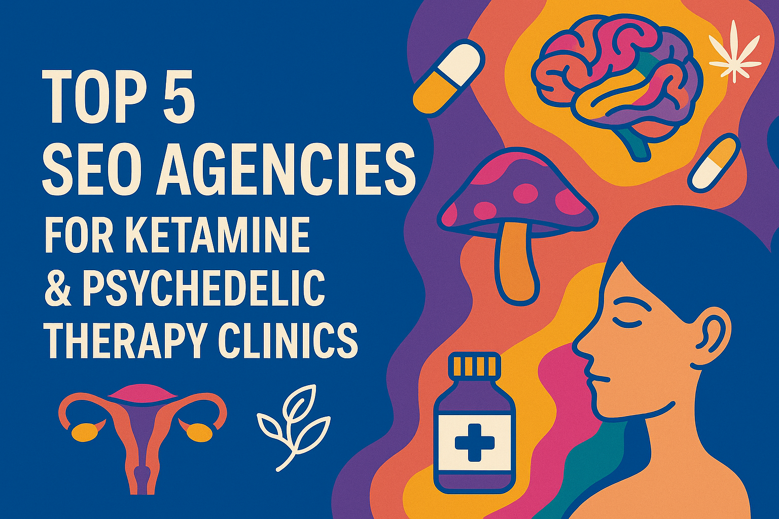 Top 5 Psychedelic SEO Agencies for Ketamine Therapy Clinics