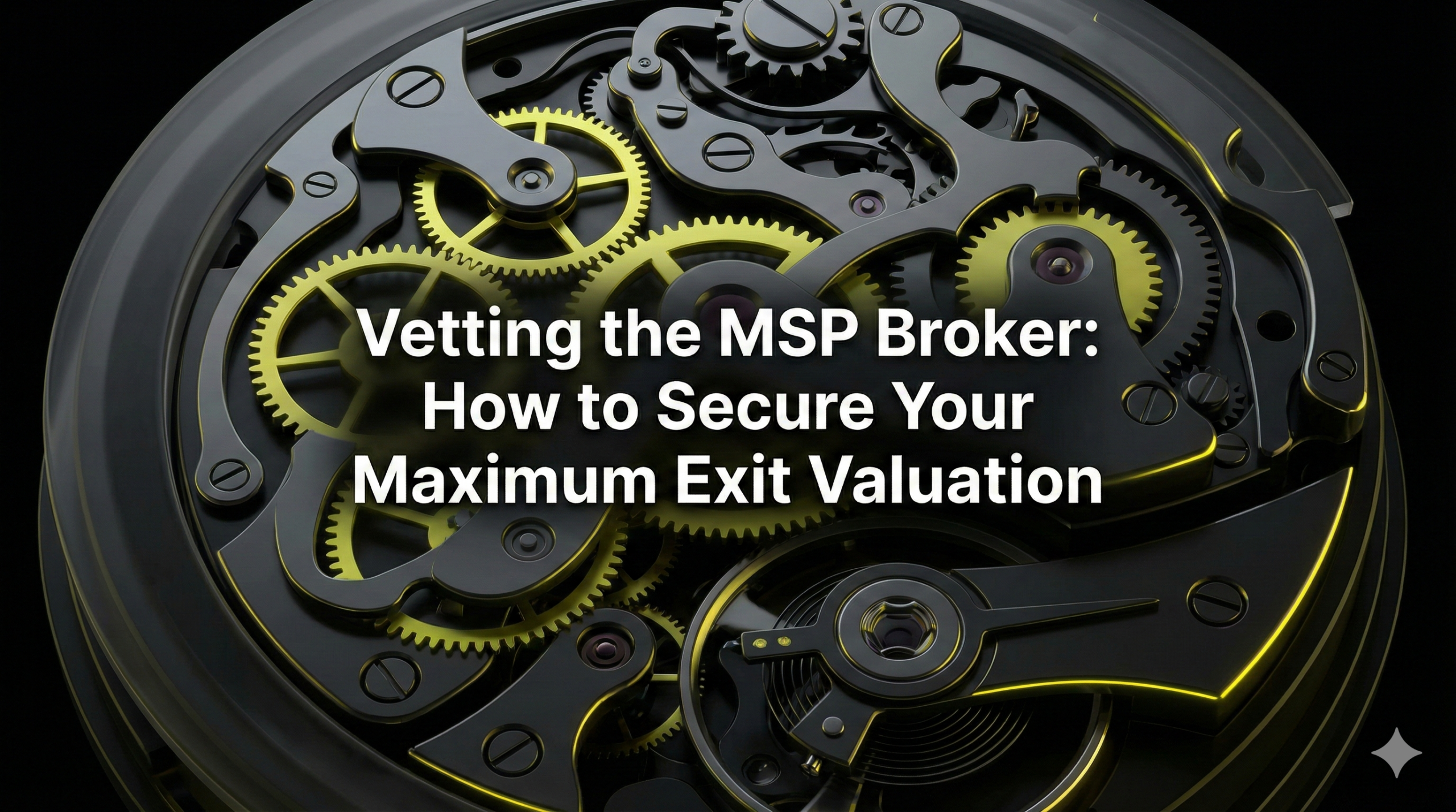 How to Vett an MSP Broker for Maximum Exit Valuation