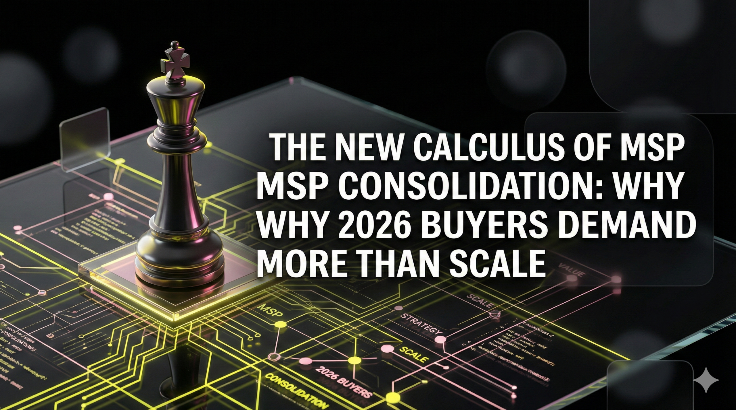 The New Calculus of MSP Consolidation: Why 2026 Buyers Demand More Than Scale