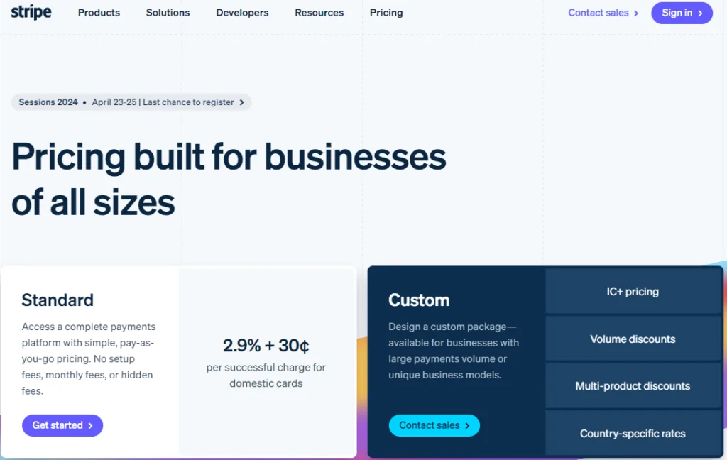 Stripe an example of a transactional SaaS sales model