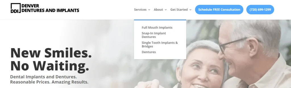 Denver dentures services