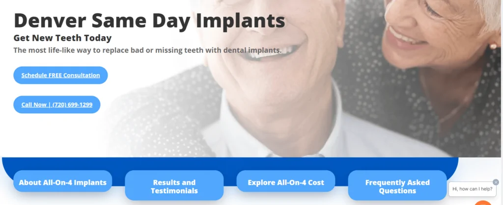 Denver dentures service page