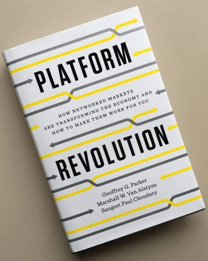 An image of the cover of the ‘Platform Revolution’ book by Geoffrey Parker as one of the best SaaS books to read.