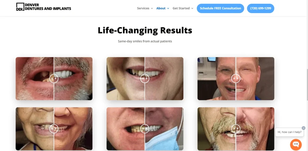 An example of dental patients' testimonials and reviews