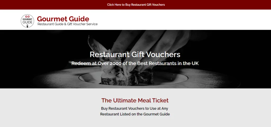 Gourmet Guide Homepage Illustration